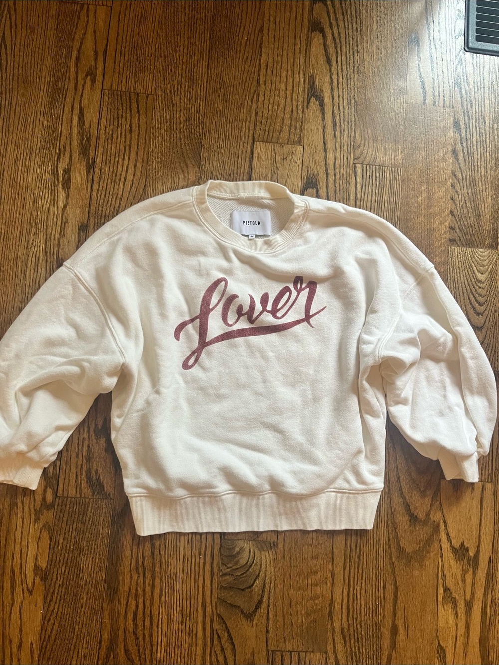 PISTOLA 100% “lover” sweatshirt with 3/4 sleeves.
